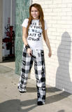 Miley Cyrus Photos Pilates Gym Toluca Lake 28 January 2009