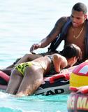 Rihanna show off her body in bikini on the beach in Barbados
