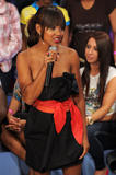 Meagan Good appears on BET's '106 & Park' at the BET Studios in New York City