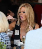 Jenna Jameson lunches at Pastis in New York City